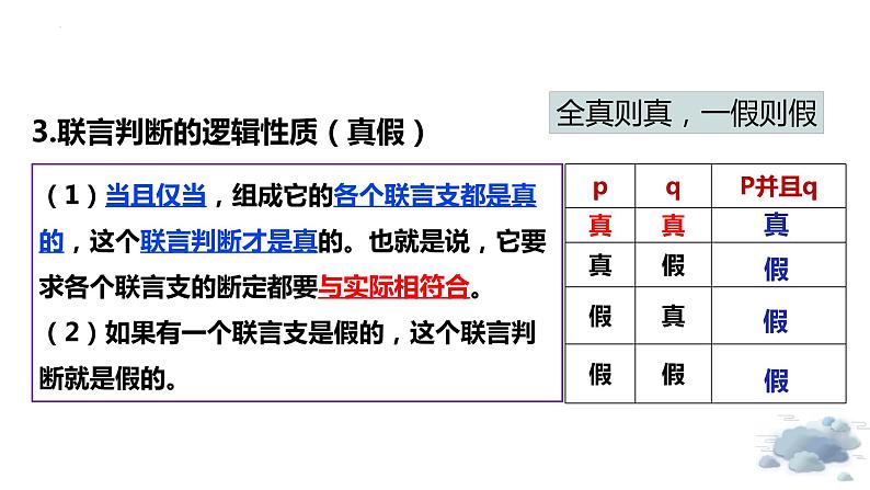 2023-2024学年高中政治统编版选择性必修三逻辑与思维：5.3 正确运用复合判断  课件第8页