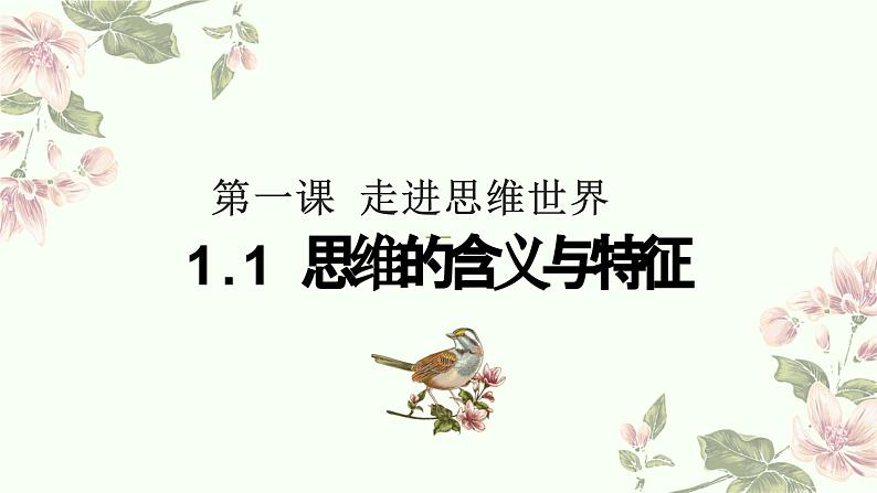 1.1思维的含义与特征-2023-2024学年高二政治高效课堂课件（统编版选择性必修3）第6页