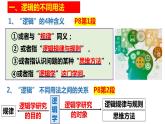 2.1 “逻辑”的多种含义2023-2024学年高二政治同步教学优质课件（统编版选择性必修3）