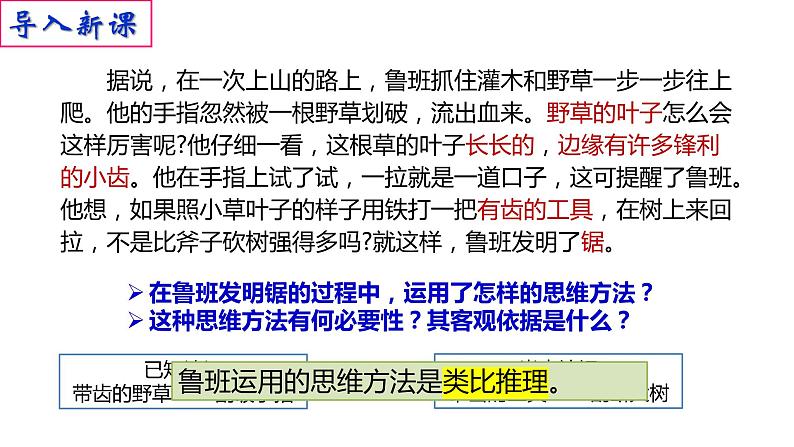 7.2 类比推理及其方法 课件-2023-2024学年高中政治统编版选择性必修三逻辑与思维(1)第4页