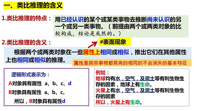 7.2 类比推理及其方法 课件-2023-2024学年高中政治统编版选择性必修三逻辑与思维(1)第6页