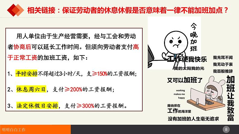 7.2心中有数上职场 课件-2023-2024学年高中政治统编版选择性必修二法律与生活第8页