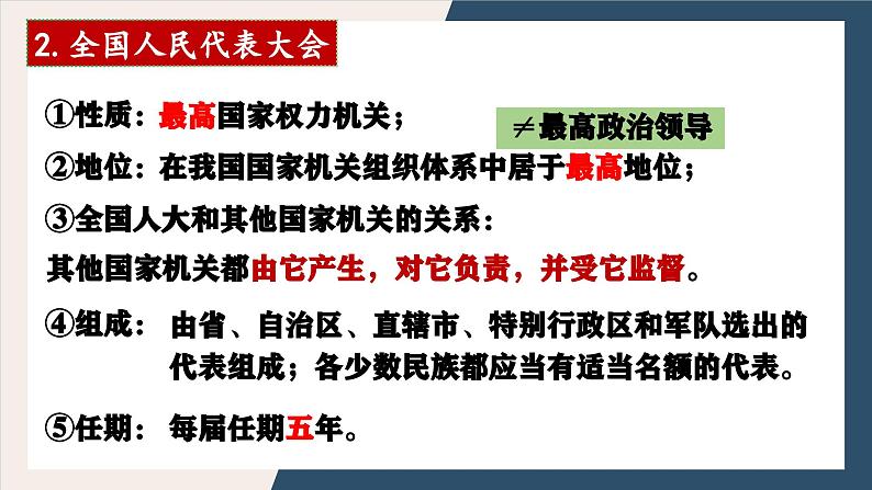 5.1人民代表大会：我国的国家权力机关+课件-2023-2024学年高中政治统编版必修三政治与法治第7页