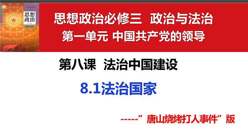 8.1法治国家 课件-2023-2024学年高中政治统编版必修三政治与法治04