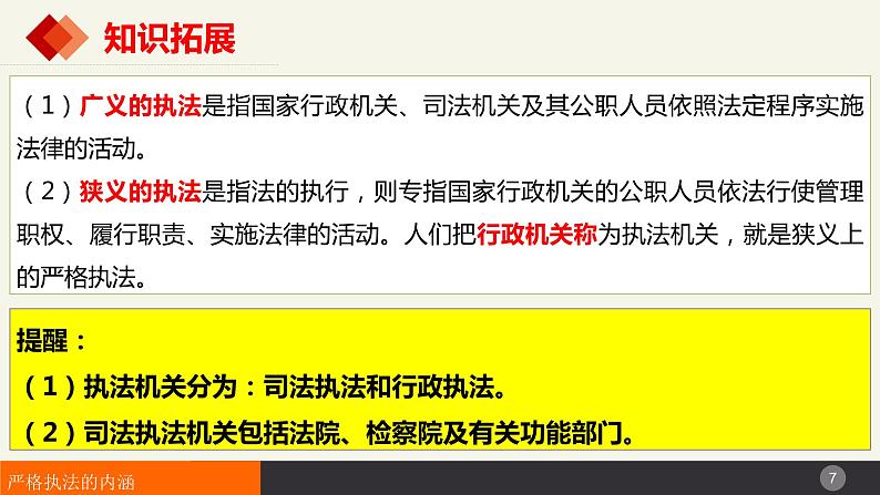 9.2严格执法  课件-2023-2024学年高中政治统编版必修三政治与法治07