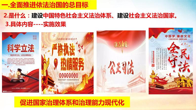 7.2 全面推进依法治国的总目标与原则课件-2023-2024学年高中政治统编版必修三政治与法治07