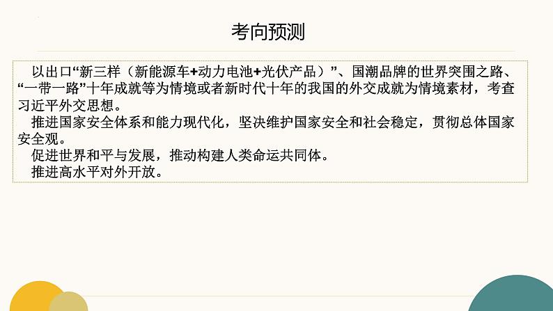 2024年高考政治二轮专题复习：当代国际政治与经济 课件 (1)03