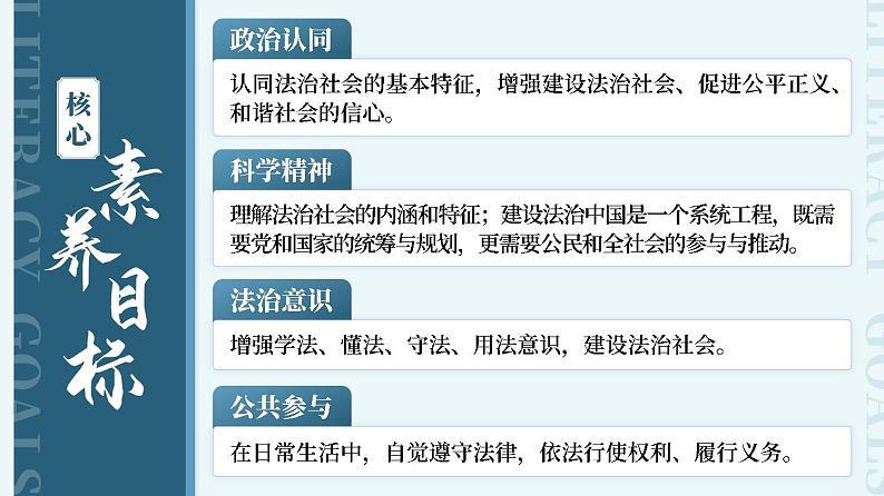 【课件研究所】人教版高中必修三8.3《法治社会》课件（教案）02