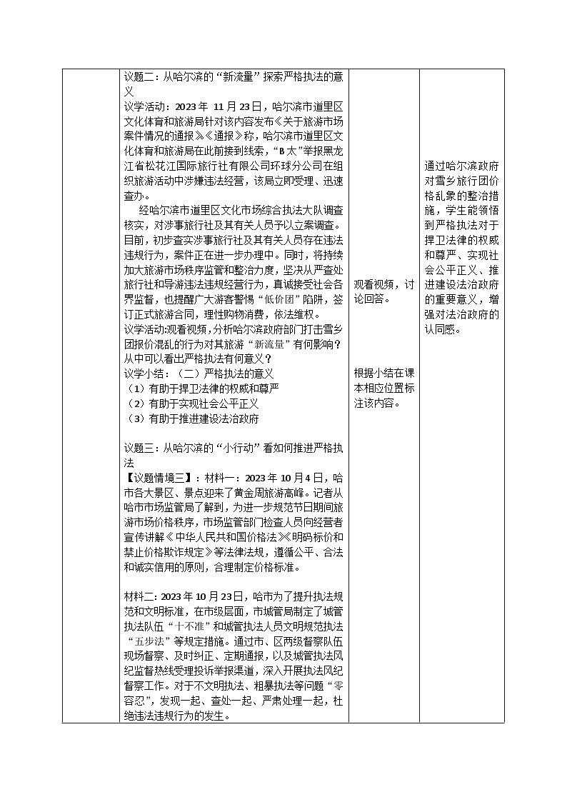 必修三9.2_《严格执法》教案_思政课件_【课件研究所·自营系列】第2页