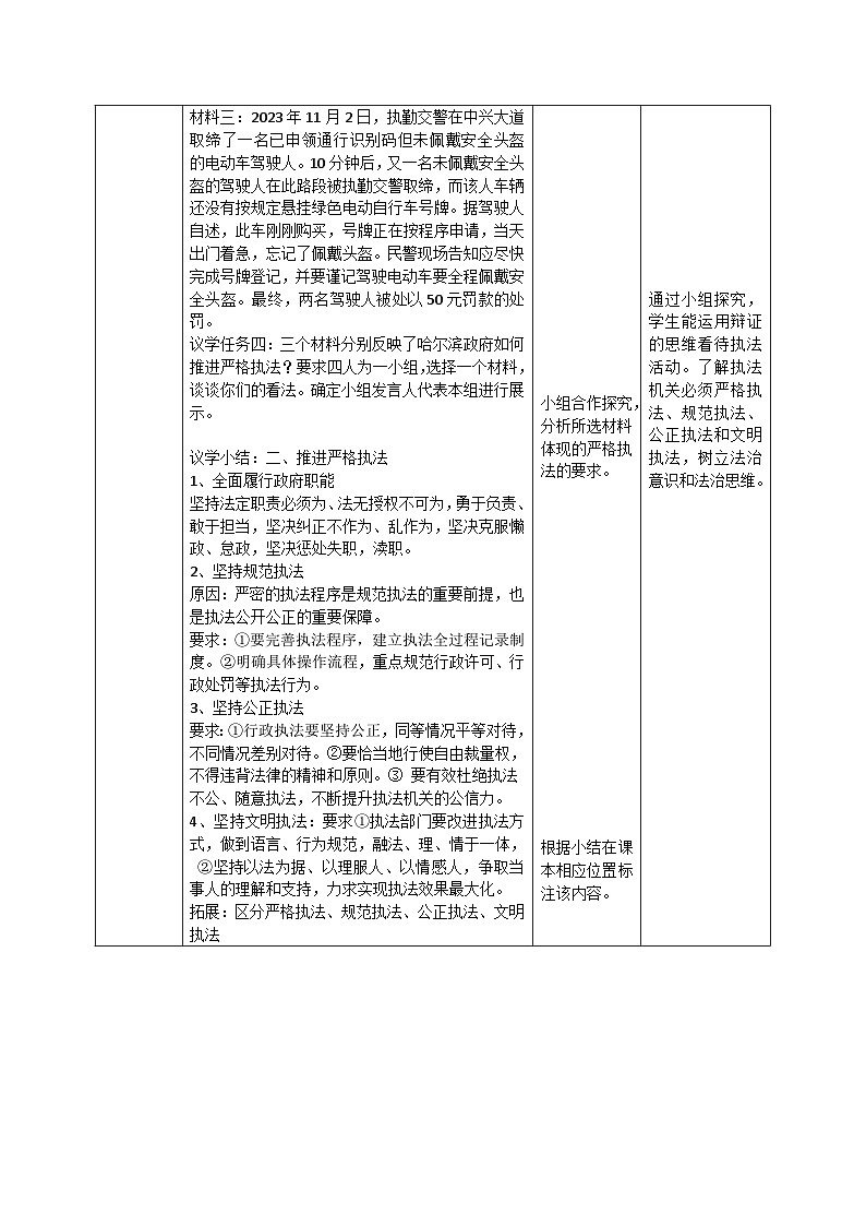 必修三9.2_《严格执法》教案_思政课件_【课件研究所·自营系列】第3页