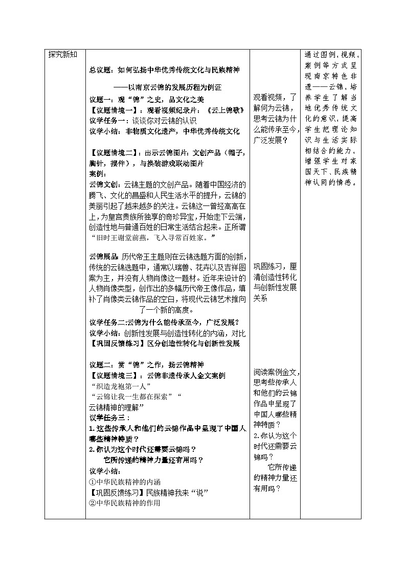 人教版高中必修四7.3《弘扬中华优秀传统文化与民族精神》课件（教案）02