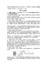 安徽省庐巢联盟2023-2024学年高一下学期第二次集体练习（月考）思想政治试题（含答案）