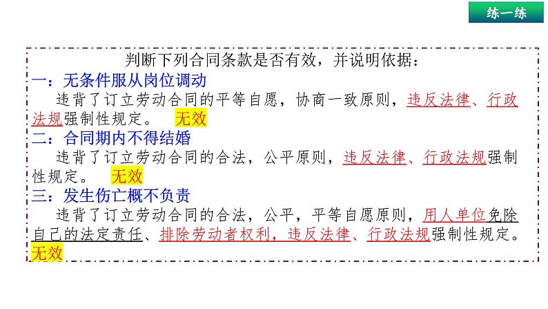 7.2 心中有数上职场 课件-2023-2024学年高中政治统编版选择性必修二法律与生活第3页