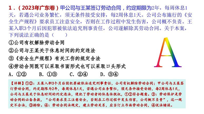 8.1 自主创业 公平竞争 课件-2023-2024学年高中政治统编版选择性必修二法律与生活第1页