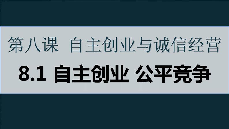 8.1自主创业 公平竞争 课件-2023-2024学年高中政治统编版选择性必修二法律与生活第3页