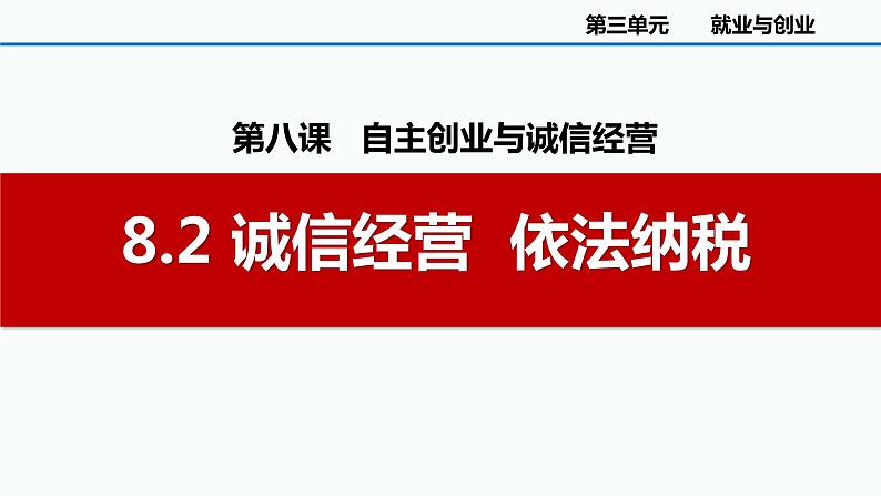 8.2诚信经营 依法纳税 课件-2023-2024学年高中政治统编版选择性必修二法律与生活第1页