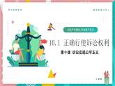 10.1 正确行使诉讼权利 课件-2023-2024学年高中政治统编版选择性必修二法律与生活