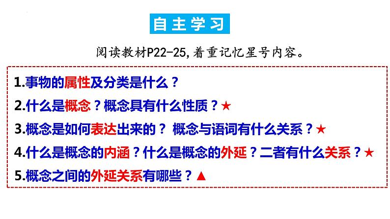 4.1 概念的概述 课件-高中政治统编版选择性必修三逻辑与思维01