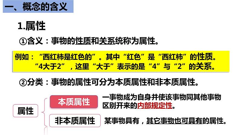 4.1 概念的概述 课件-高中政治统编版选择性必修三逻辑与思维06