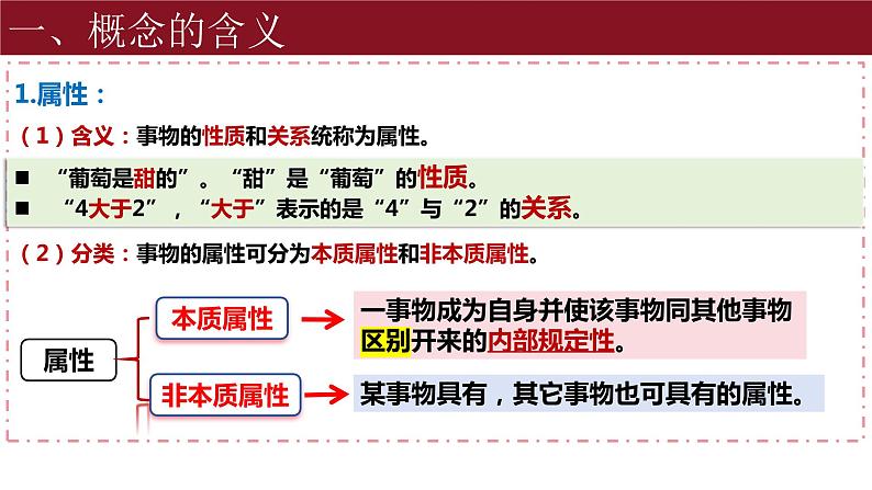 4.1概念的概述课件-高中政治统编版选择性必修三逻辑与思维06