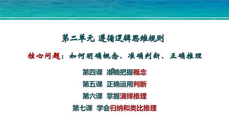 5.2正确运用简单判断课件-高中政治统编版选择性必修三逻辑与思维02