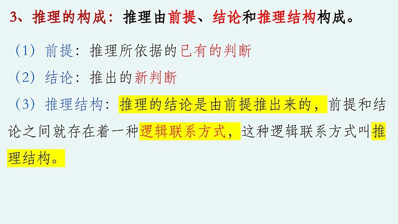 6.1推理与演绎推理概述课件-2023-2024高中政治统编版选择性必修三逻辑与思维08