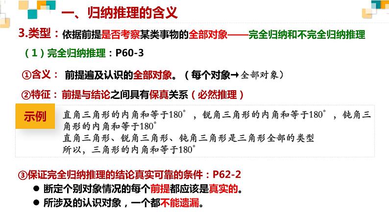 7.1 归纳推理及其方法 课件-高中政治统编版选择性必修三逻辑与思维05