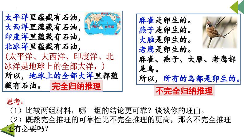 7.1+归纳推理及其方法 课件-高中政治统编版选择性必修3逻辑与思维07