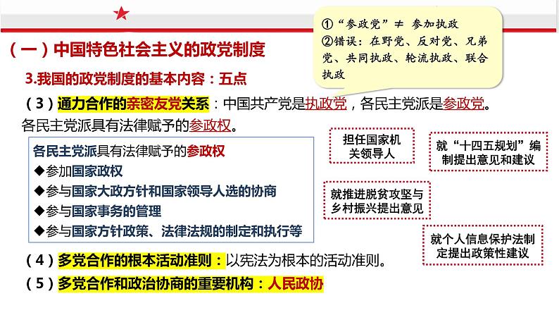 6.1 中国共产党领导的多党合作和政治协商制度 课件- 高中政治统编版必修三政治与法治第7页