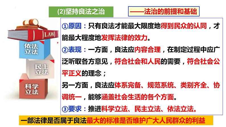 8.1法治国家  课件- 高中政治统编版必修三政治与法治08