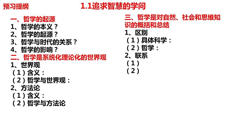 1.1追求智慧的学问课件-2023-2024学年高中政治统编版必修四哲学与文化第3页