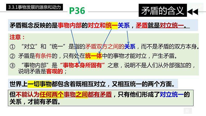 3.3 唯物辩证法的实质与核心（课件）高中政治必修四哲学与文化 统编版06