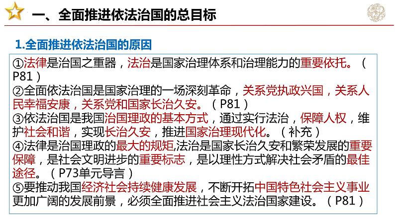 7.2 全面推进依法治国的总目标与原则 课件-2023-2024学年高中政治统编版必修三政治与法治第8页