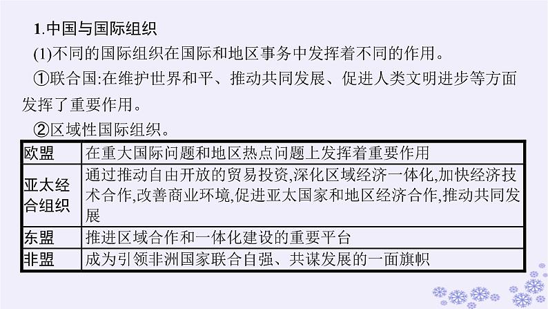 2025届高考政治一轮总复习选择性必修1综合探究国际视野及国际人才课件04