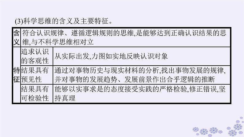 2025届高考政治一轮总复习选择性必修3综合探究学会科学思维提升思维品质课件06