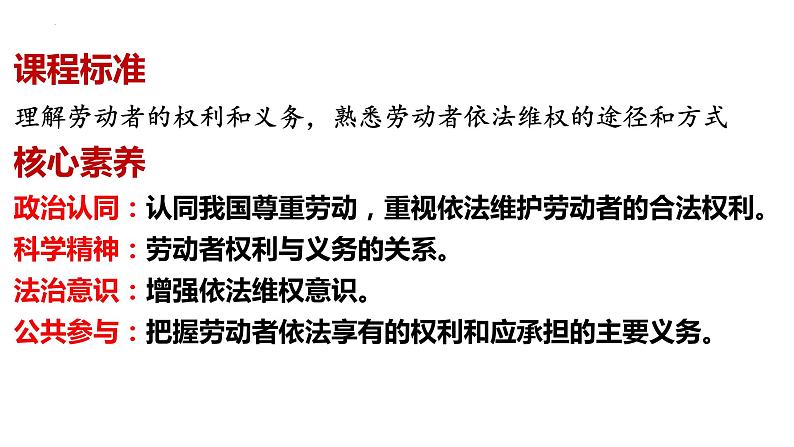 7.2心中有数上职场课件-2023-2024学年高中政治统编版选择性必修二法律与生活第2页