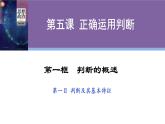 5.1 判断的概述 课件-2023-2024学年高中政治统编版选择性必修三逻辑与思维