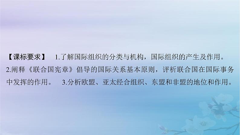 2025届高考政治一轮总复习选择性必修1第四单元国际组织第八课主要的国际组织课件02