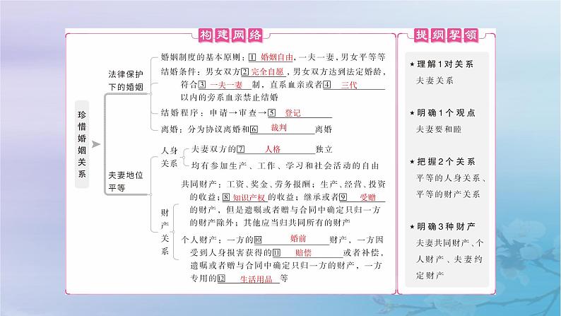 2025届高考政治一轮总复习选择性必修2第二单元家庭与婚姻第六课珍惜婚姻关系课件04