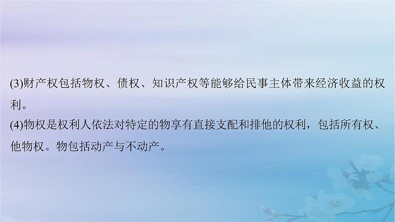 2025届高考政治一轮总复习选择性必修2第一单元民事权利与义务第二课依法有效保护财产权课件07