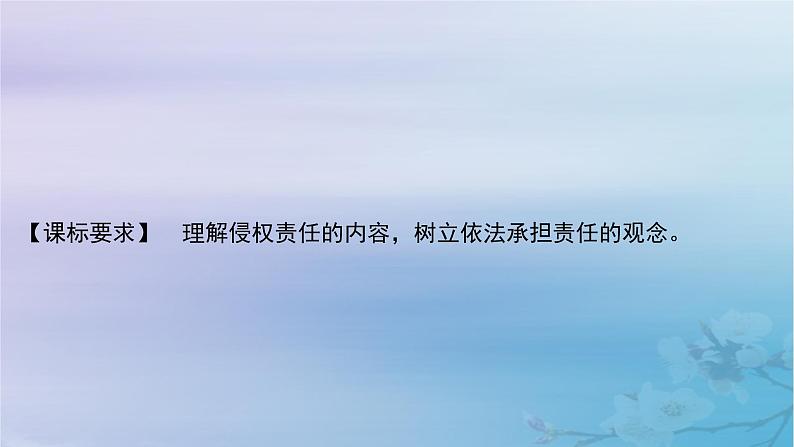 2025届高考政治一轮总复习选择性必修2第一单元民事权利与义务第四课侵权责任与权利界限课件02