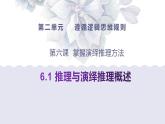 6.1推理与演绎推理概述课件-2023-2024高中政治统编版选择性必修3