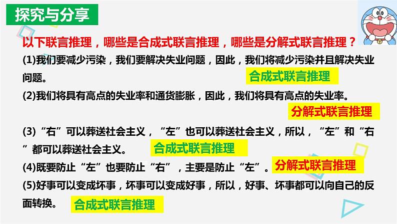 6.3复合判断的演绎推理方法（课件）2023-2024学年高中政治选择性必修三06