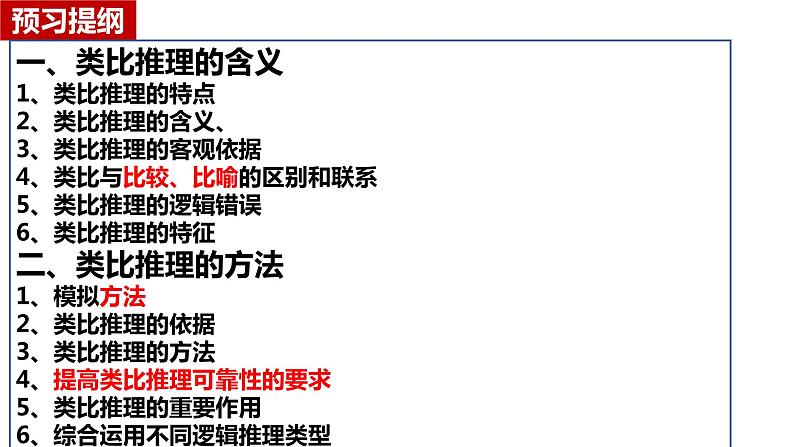 7.2类比推理及其方法课件----2023-2024学年高中政治统编版选择性必修304