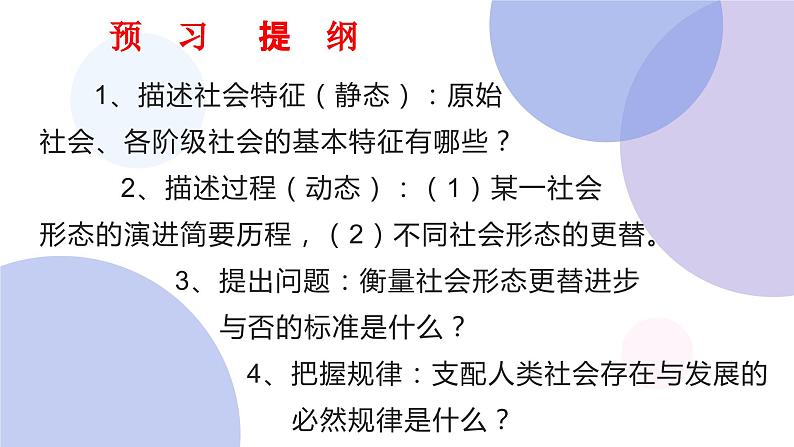 2024-2025学年度统编版高中政治必修一1.1《原始社会与阶级社会的演进》课件06