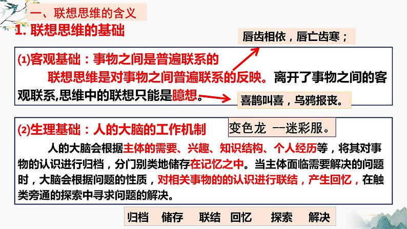 11.2联想思维的含义与方法（课件  高中政治 选择性必修3 逻辑与思维  统编版第6页