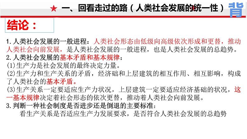 综合探究一 回看走过的路 比较别人的路 远眺前行的路课件----2024年秋季高一政治统编版必修一第1页