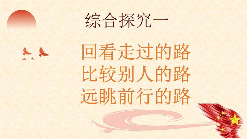 综合探究一 回看走过的路 比较别人的路 远眺前行的路课件----2024年秋季高一政治统编版必修一第5页