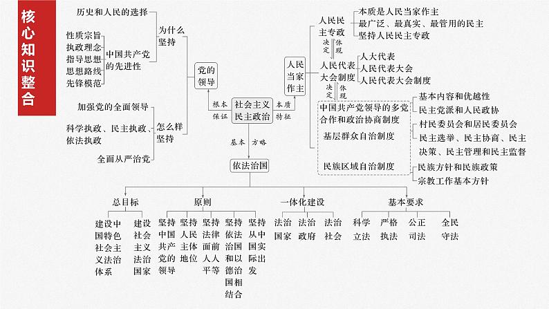 2025年高考政治大一轮复习 必修3 阶段提升复习三　坚持党的领导、人民当家作主、依法治国有机统一（课件+讲义）04