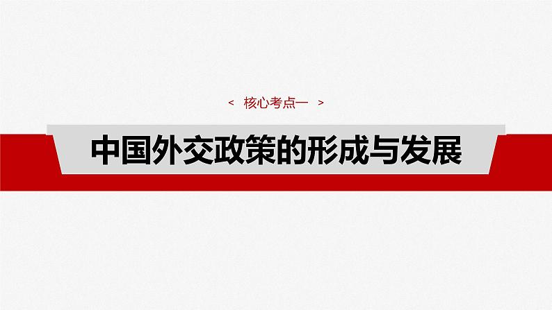 选择性必修1 第二十七课　课时2　中国的外交-2025年高考政治一轮复习课件04